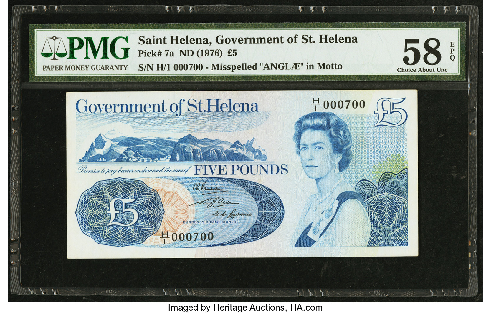 image for: Saint Helena  5 pounds (B303as)