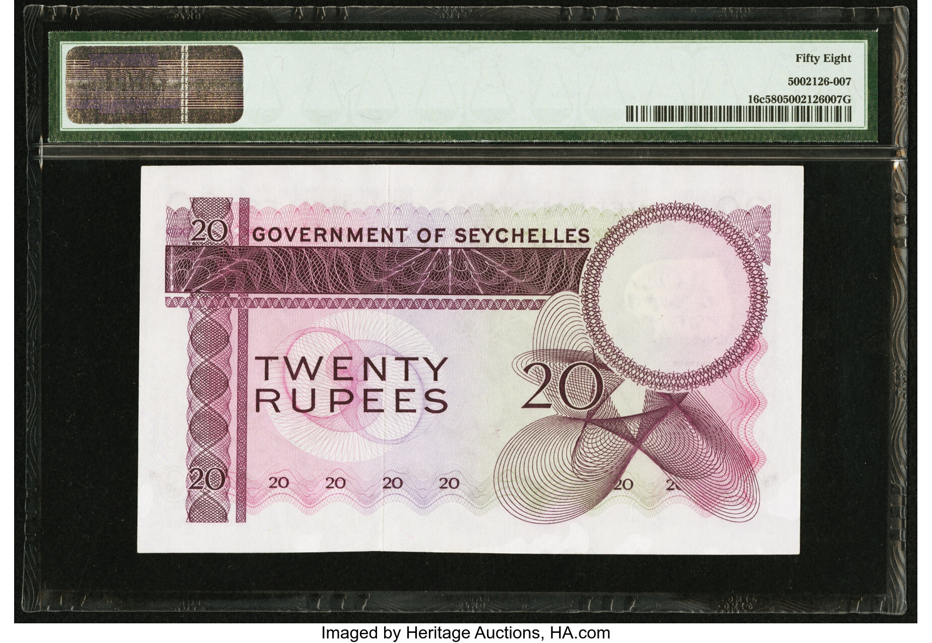 image for: Seychelles  20 rupees (B123bs2)