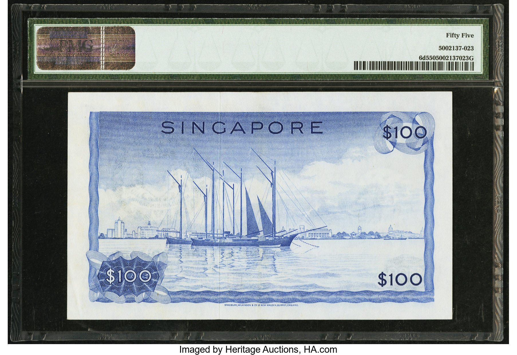 image for: Singapore  100 dollars (B106t)