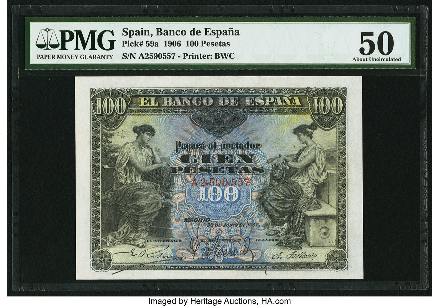 image for: Spain  100 pesetas(B500a)