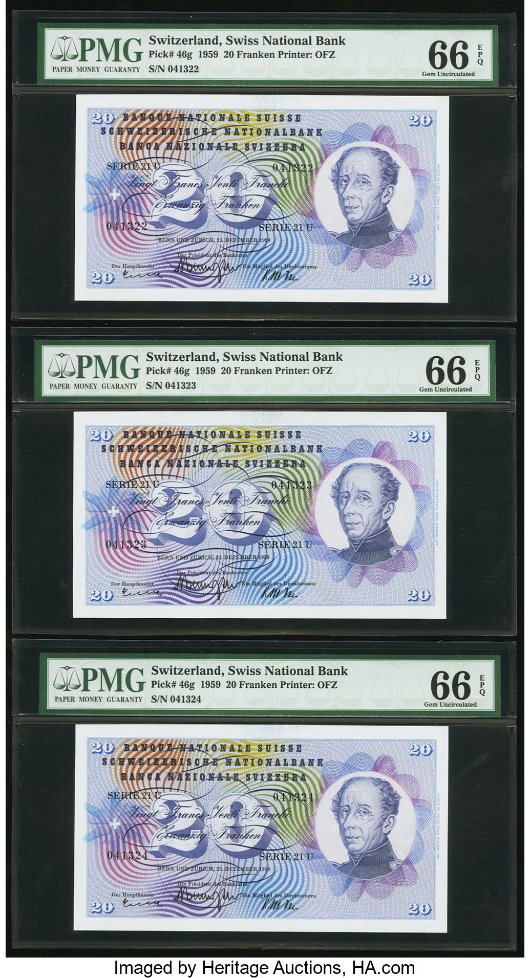 image for: Switzerland  20 francs (B332e)