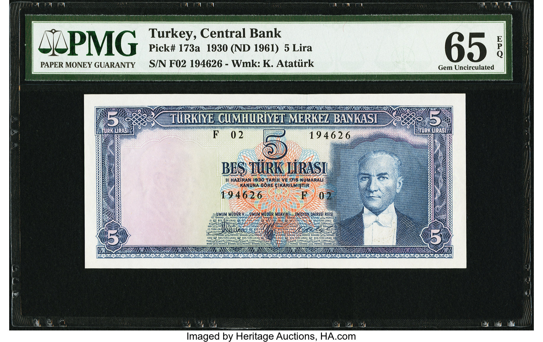 image for: Turkey  5 T?rk liras? (B237a)