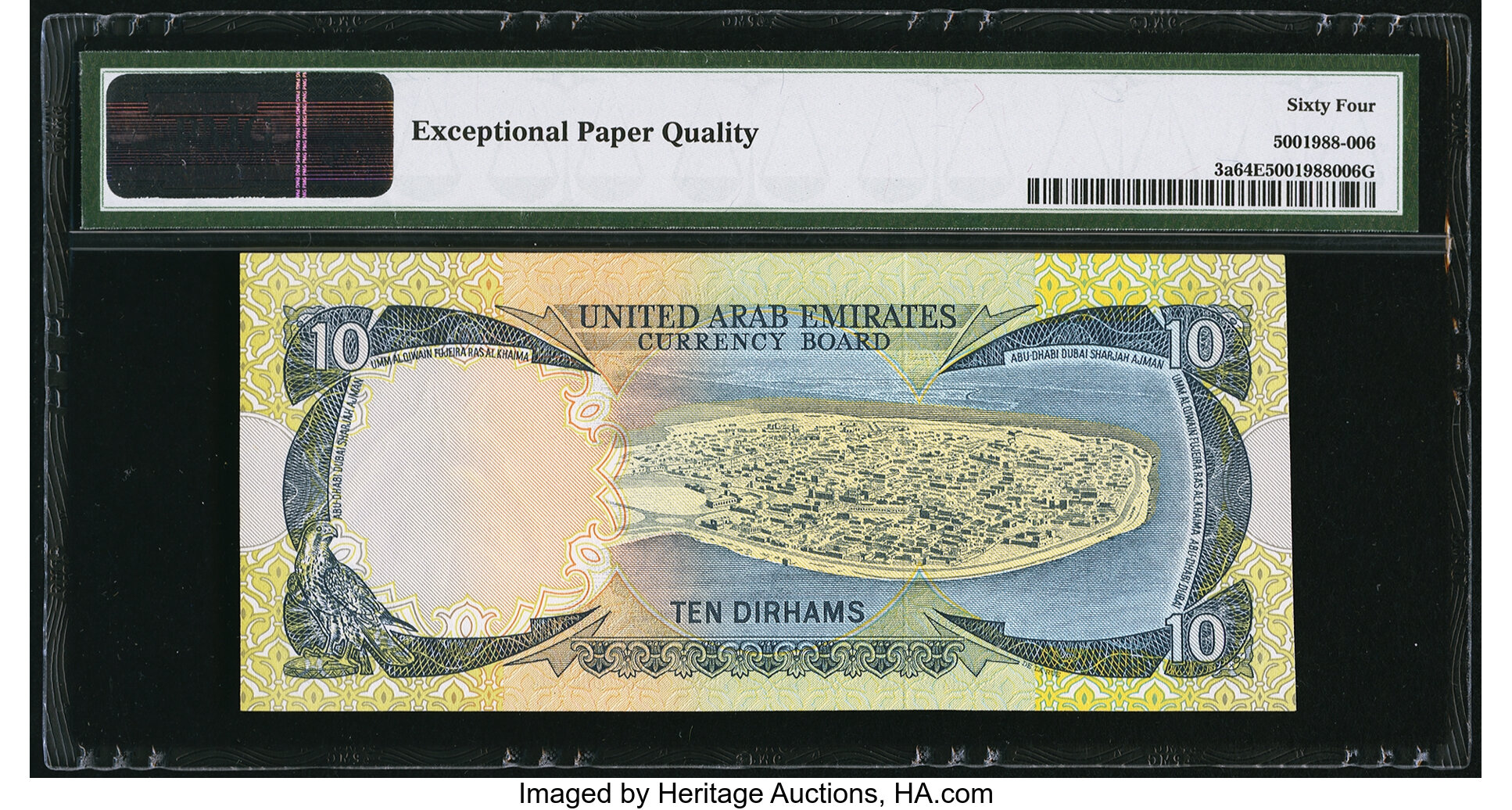image for: United Arab Emirates  10 dirhams (B103a)