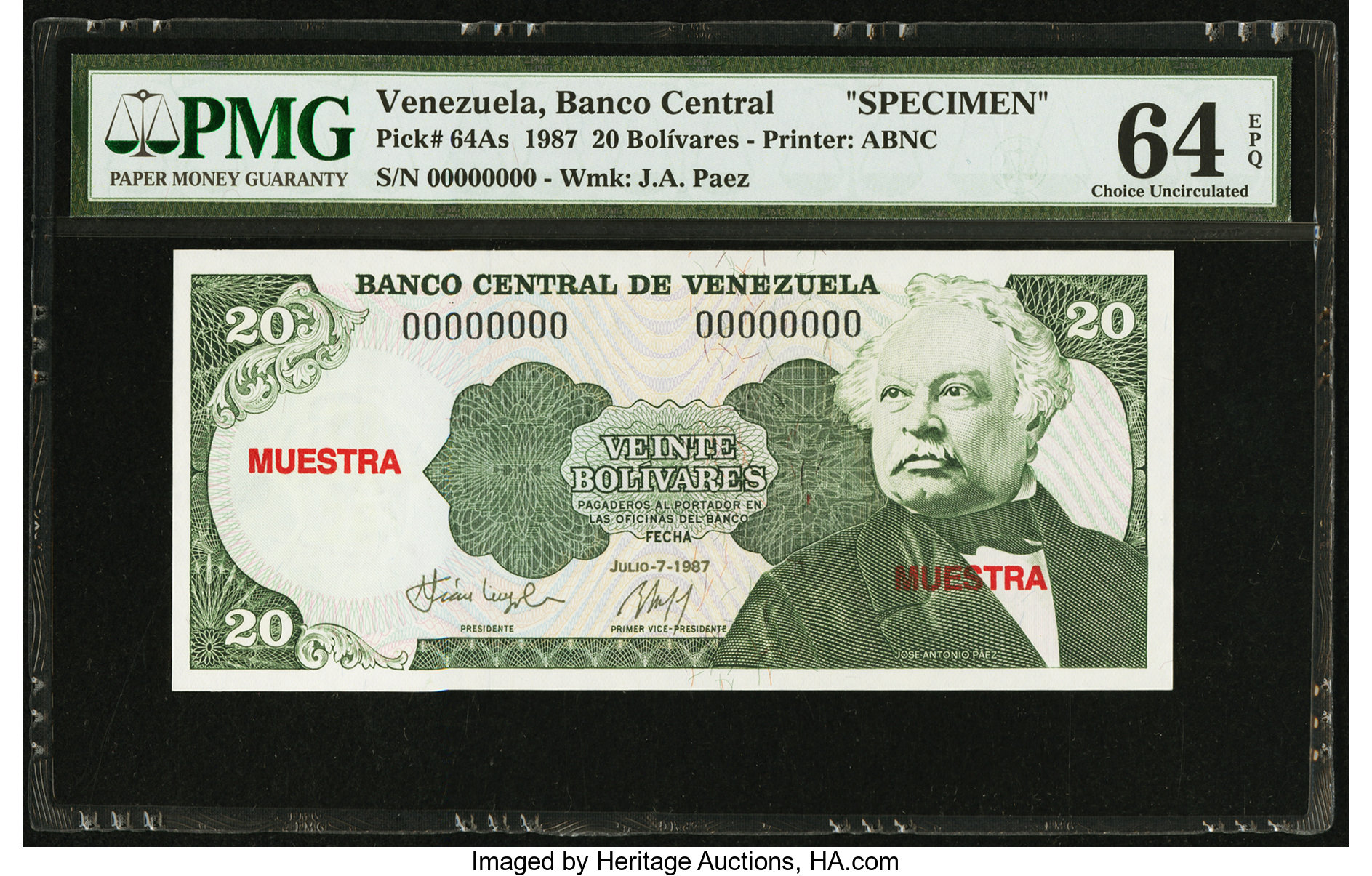 image for: Venezuela  20 bol?vares(B330as1)