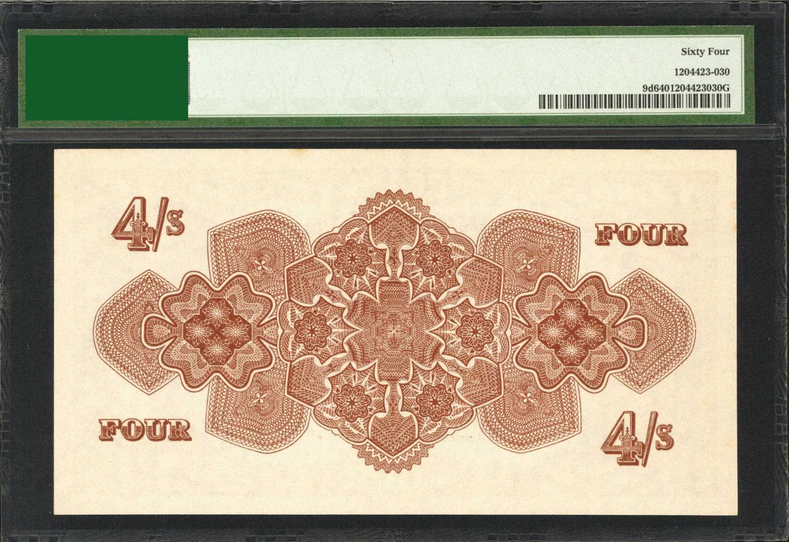 image for: Tonga  4 shillings(B109c)