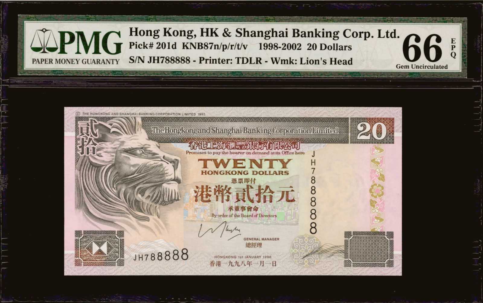image for: Hong Kong  100 dollars (B683b)
