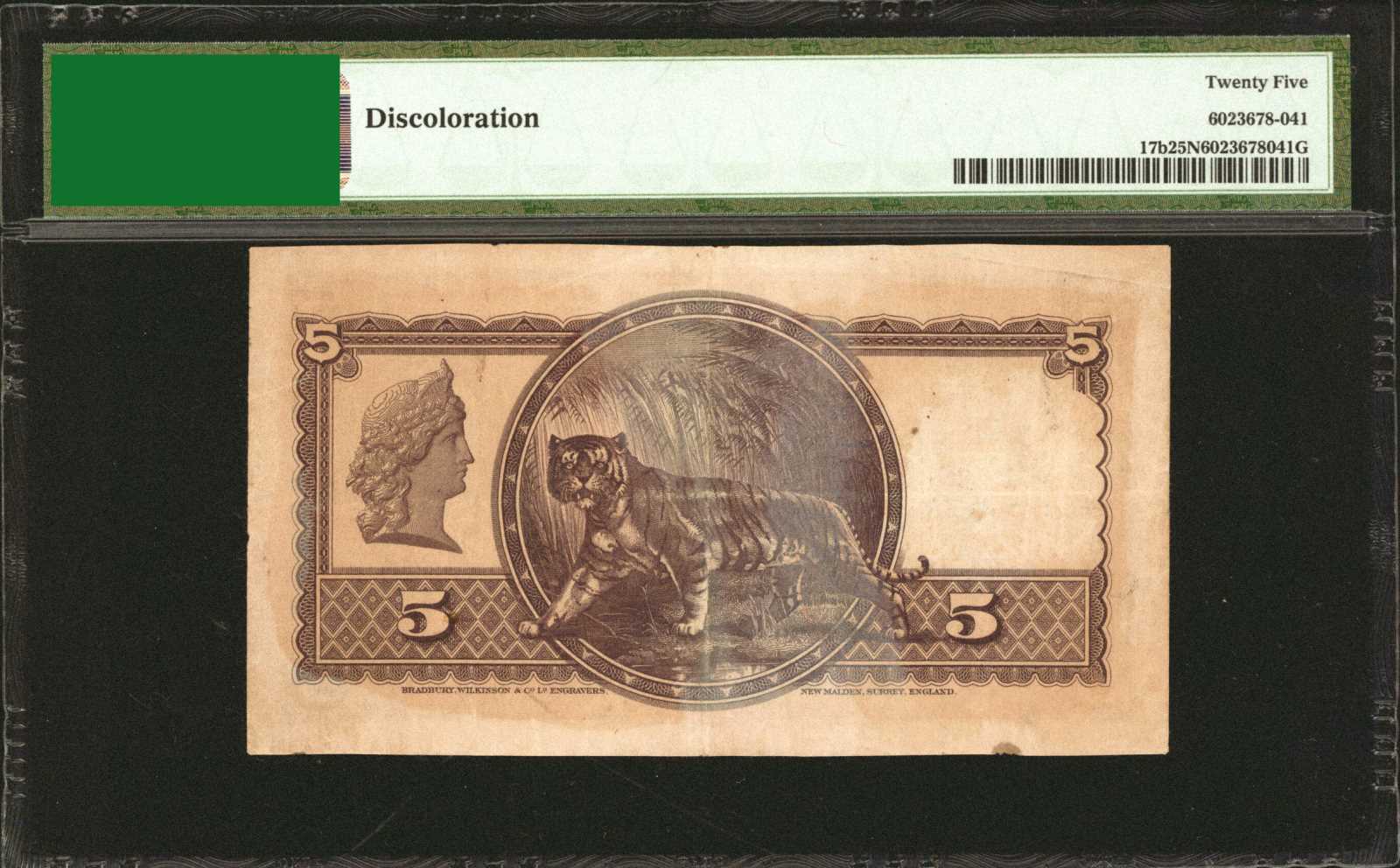 image for: Straits Settlements  5 dollars(B122c)