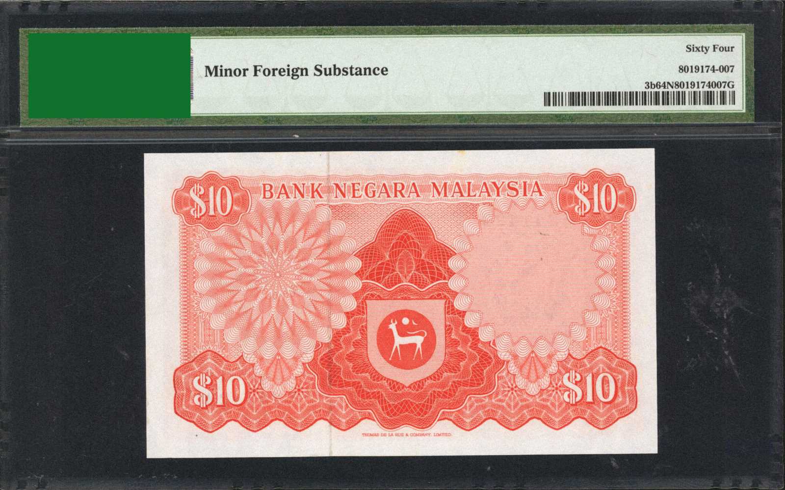 image for: Malaysia  10 ringgit (B103az)