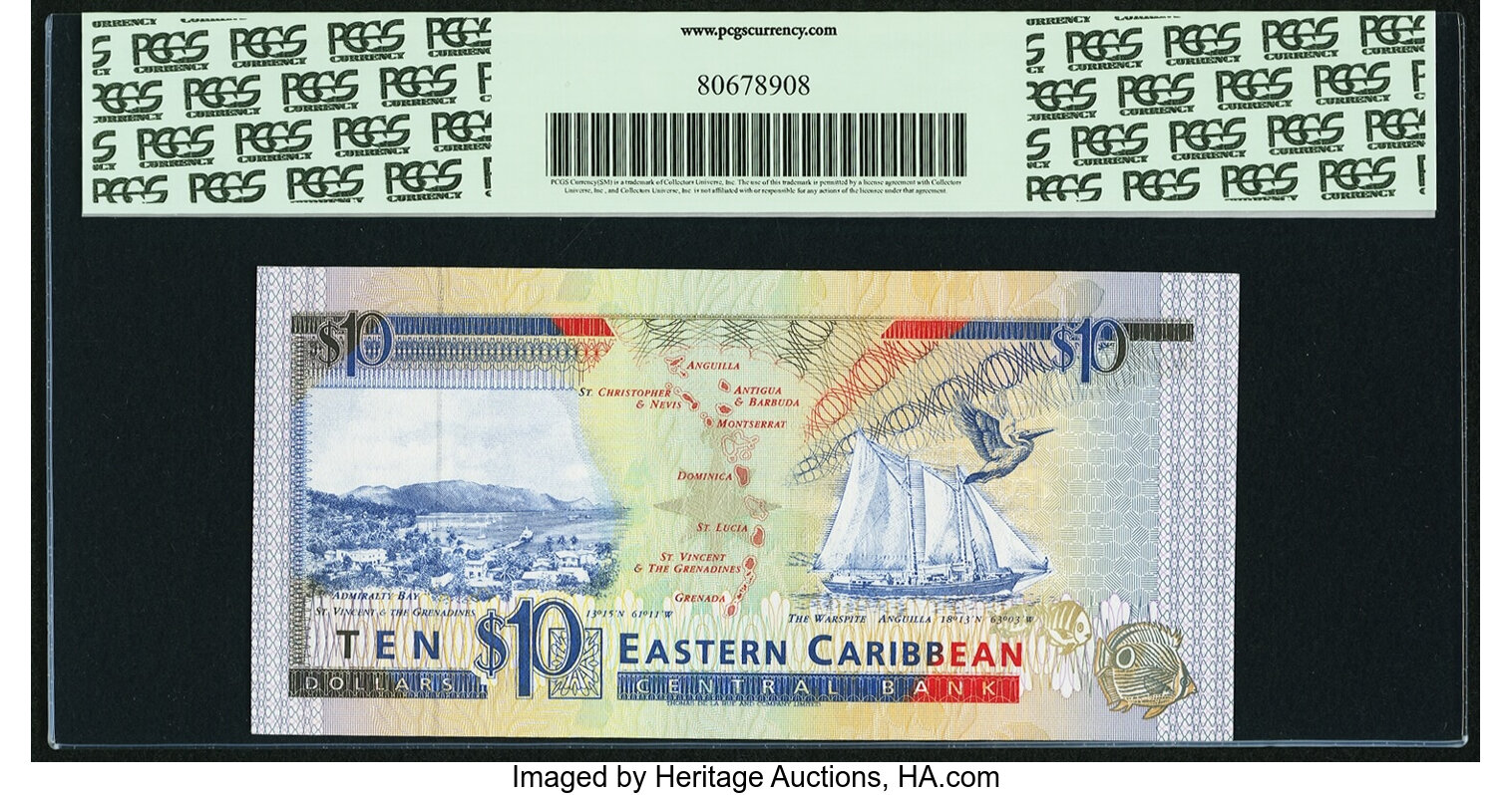 image for: East Caribbean States  10 dollars (B211m)