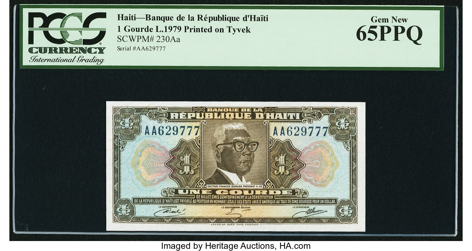 image for: Haiti  1 gourde (B802as)