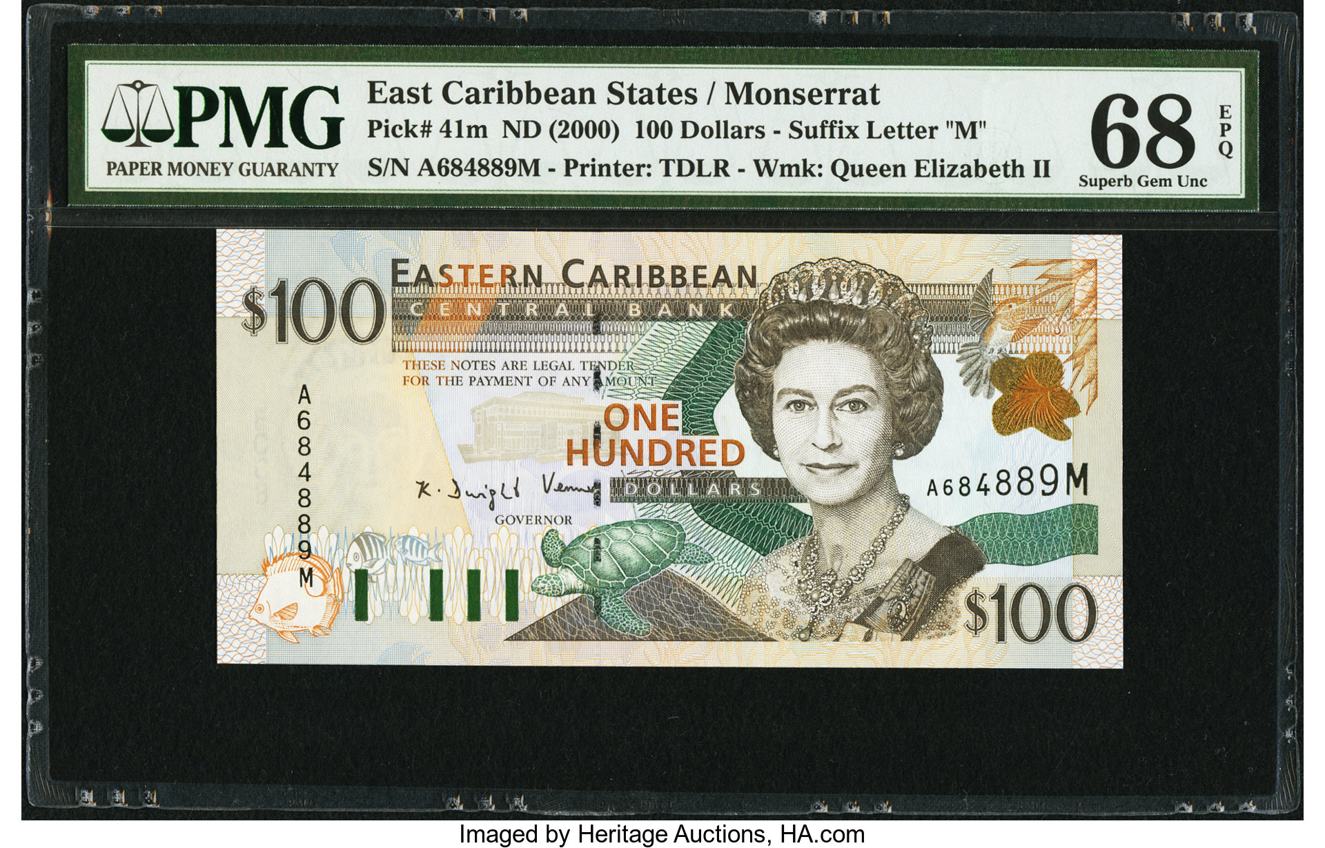 image for: East Caribbean States  100 dollars (B225m)