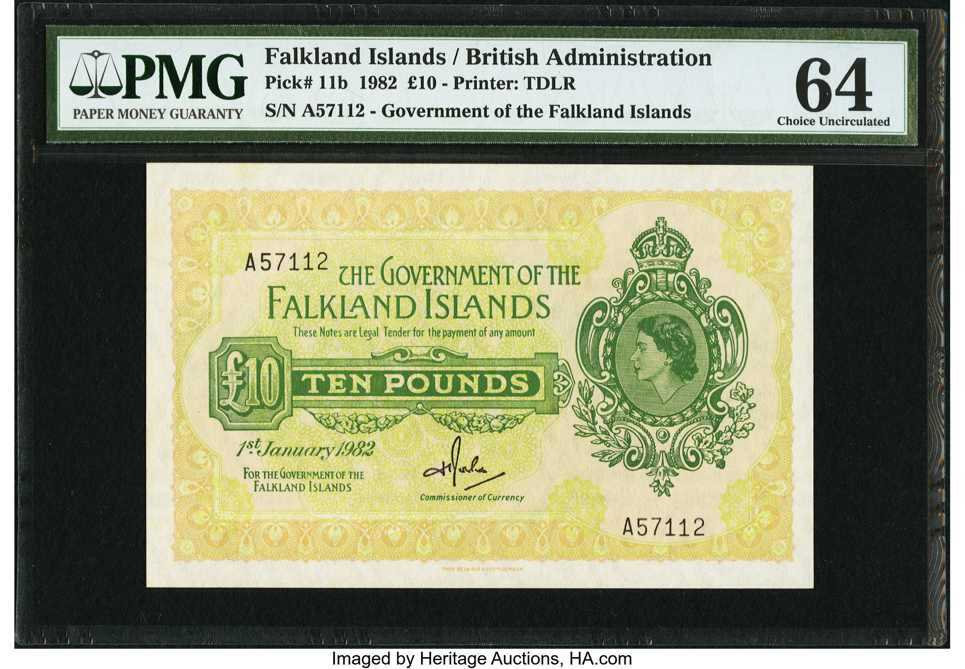 image for: Falkland Islands  10 pounds (B216cs1)