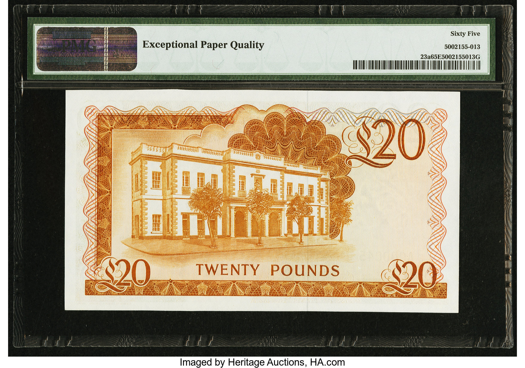 image for: Gibraltar  20 pounds (B121a)