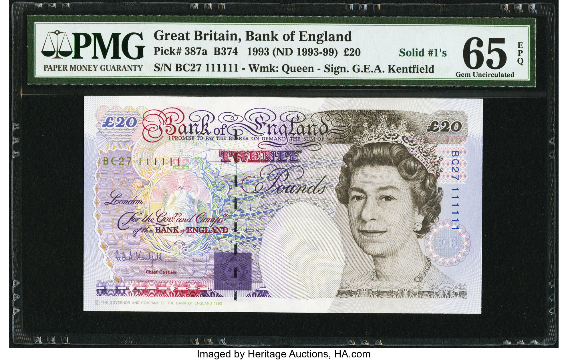 image for: United Kingdom  20 pounds (B196z)