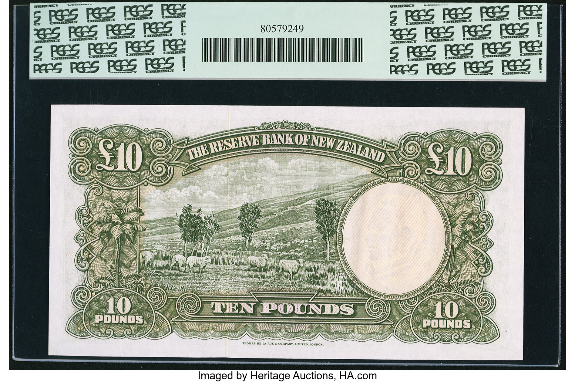 image for: New Zealand  10 pounds (B108fs)