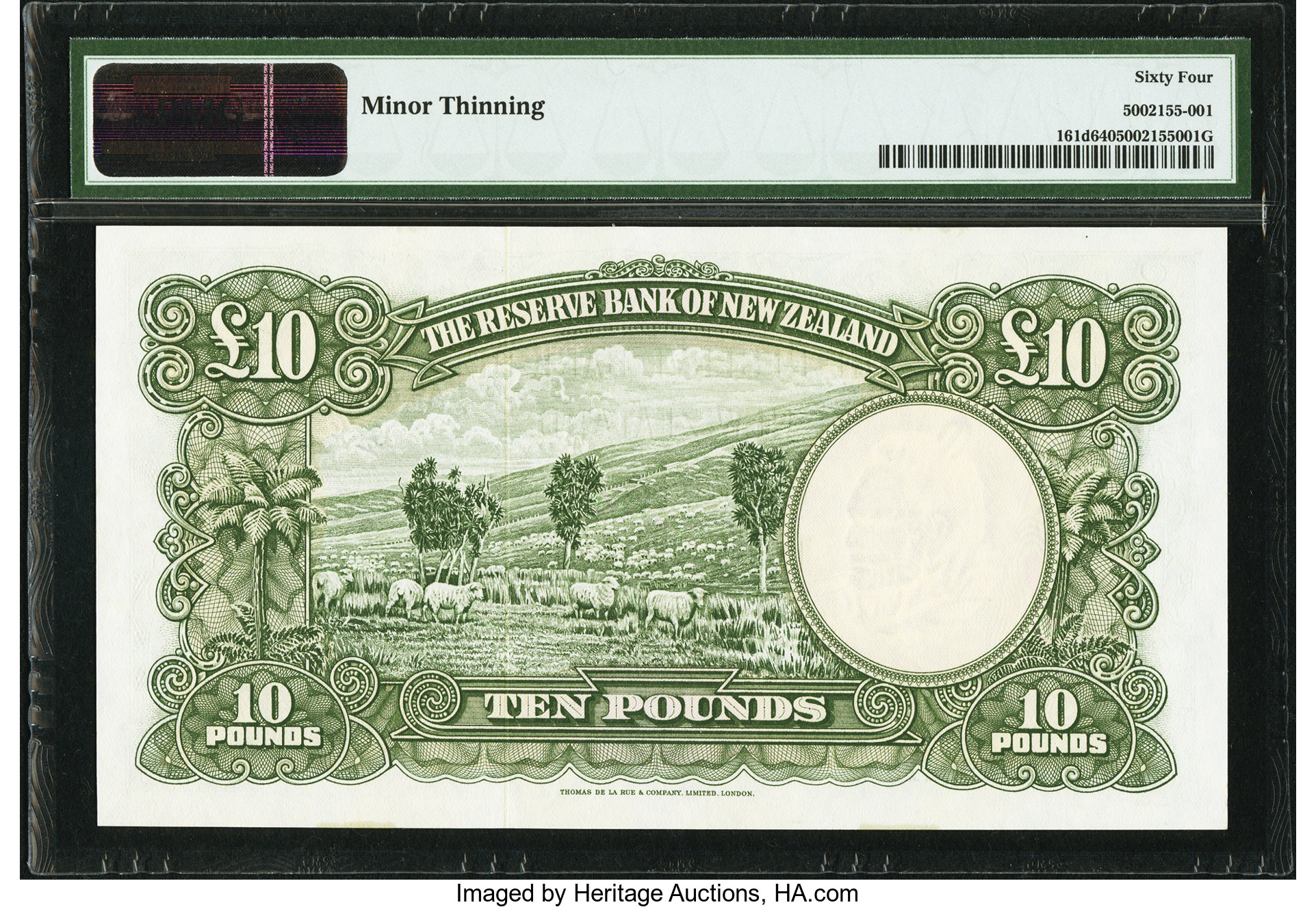 image for: New Zealand  10 pounds (B108fs)