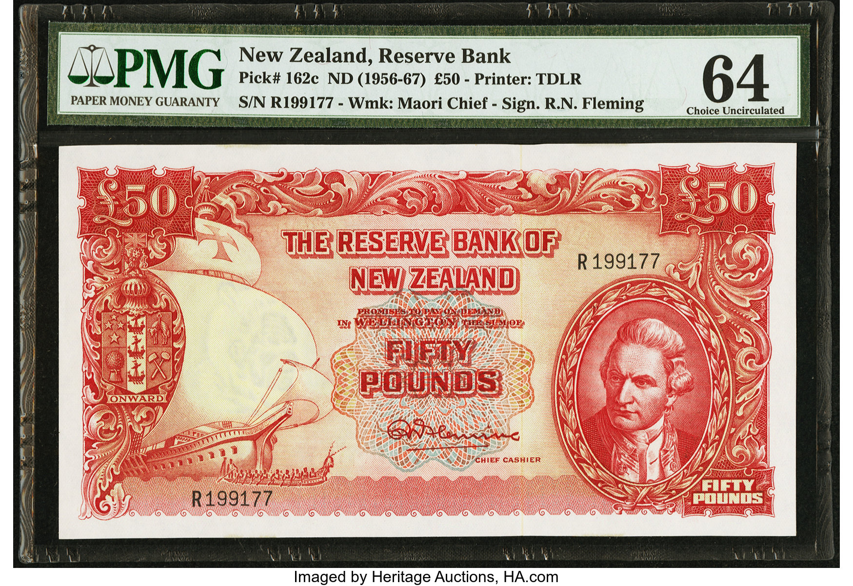 image for: New Zealand  50 pounds (B109es)