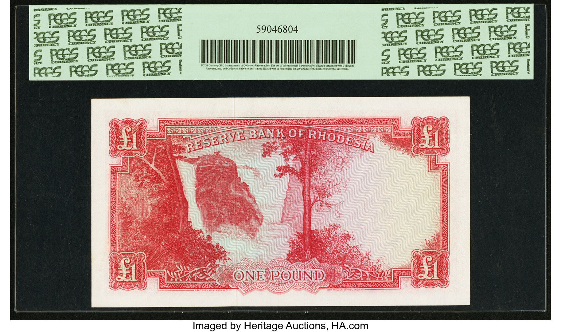 image for: Rhodesia  1 pound(B102is)