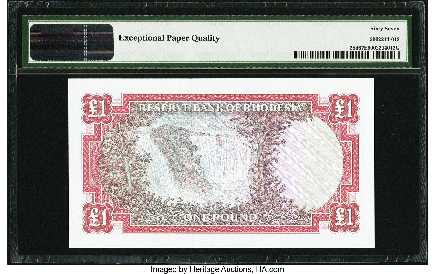 image for: Rhodesia  1 pound(B105at)