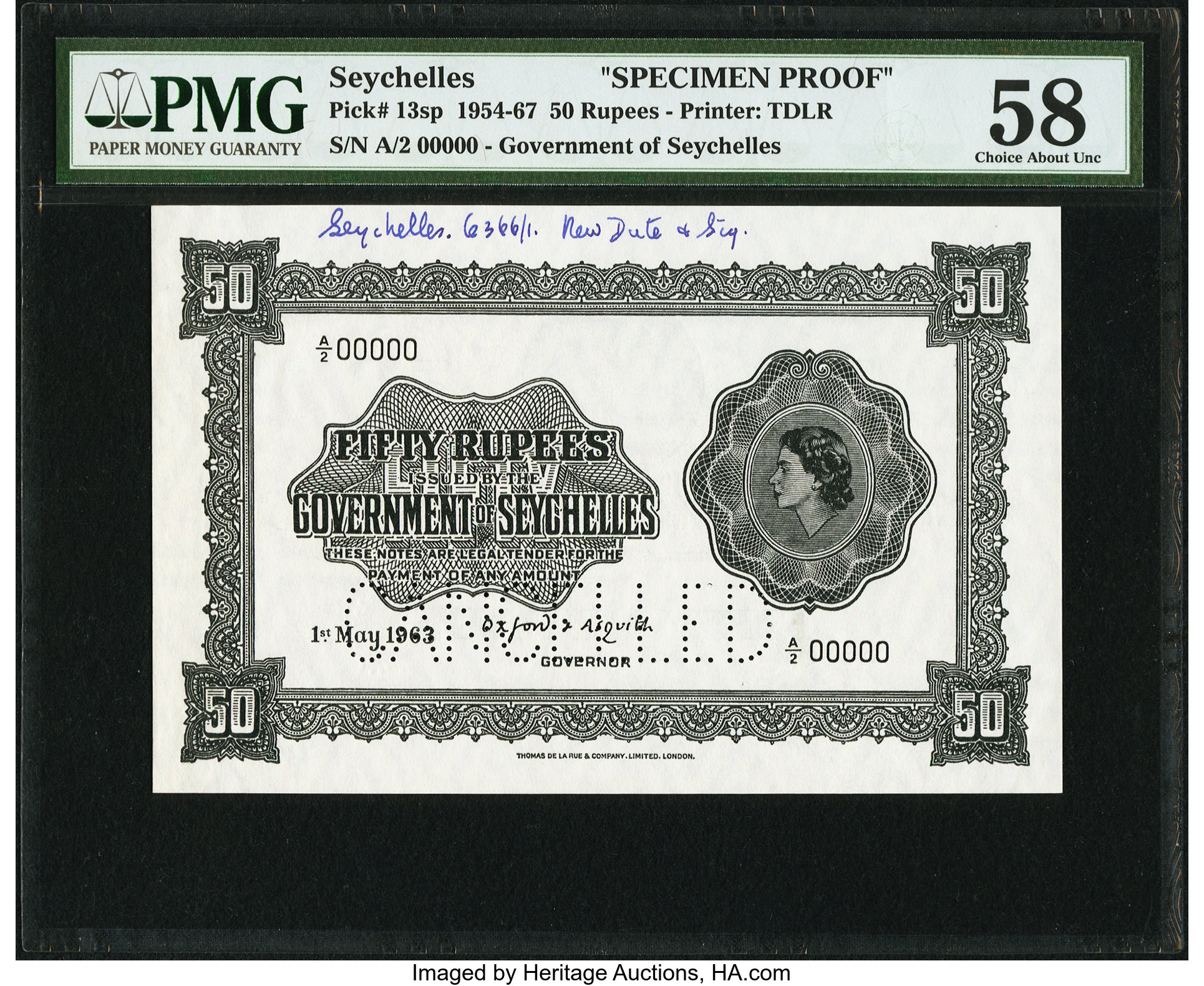 image for: Seychelles  50 rupees(B120ds1)