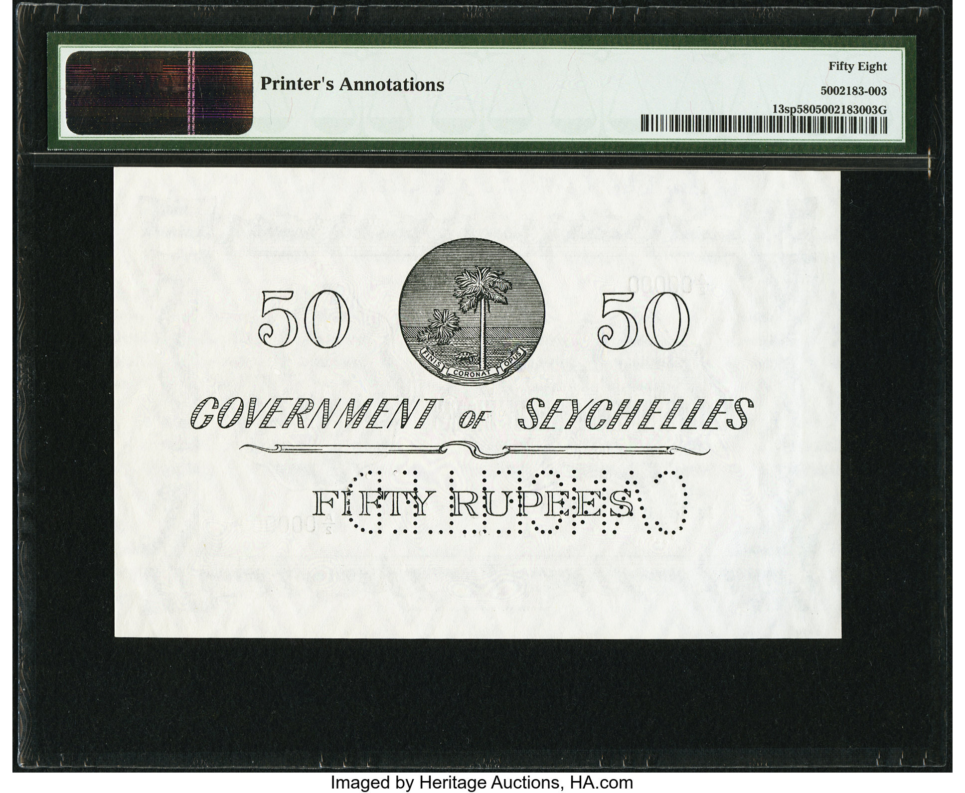 image for: Seychelles  50 rupees(B120a)