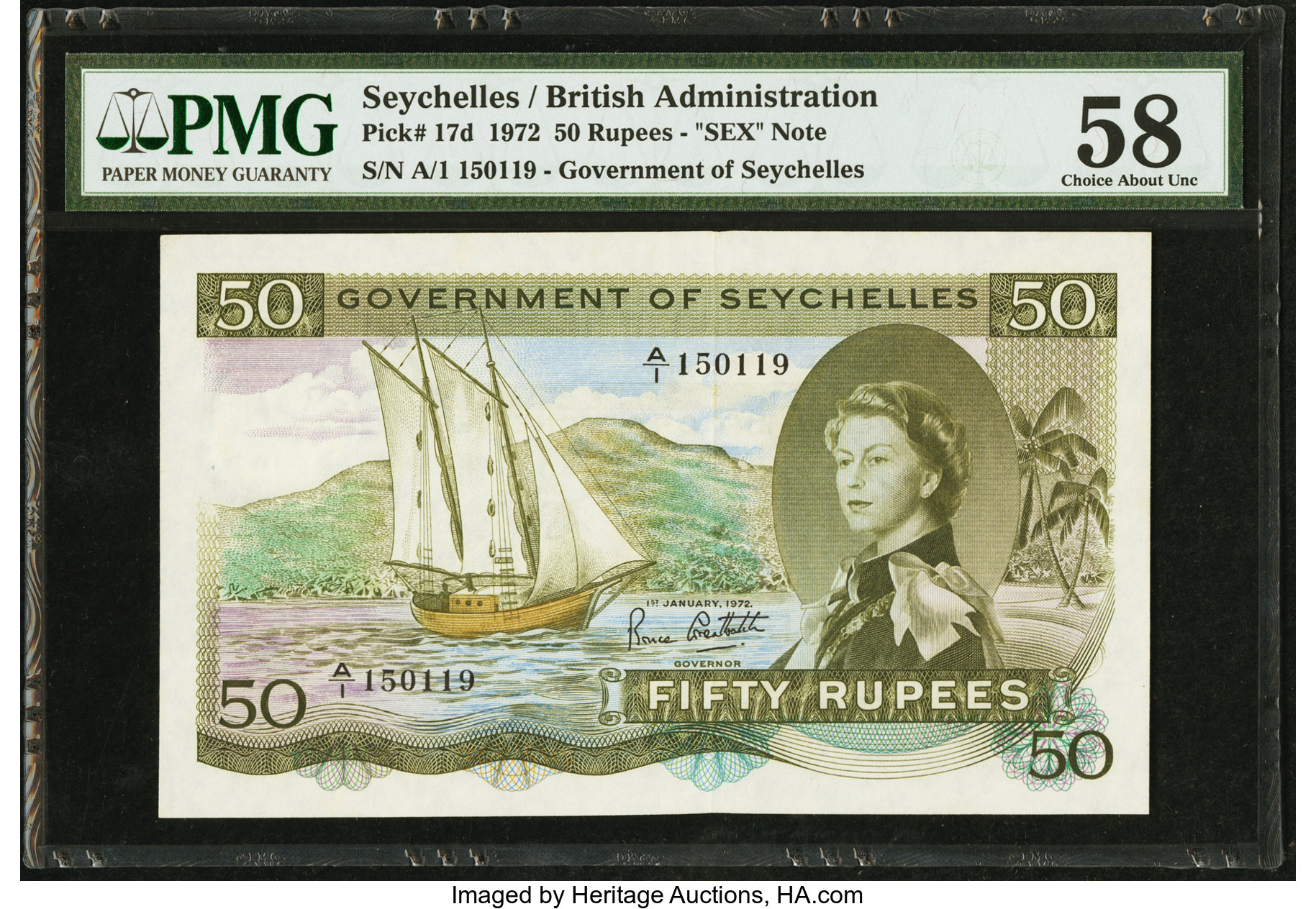 image for: Seychelles  50 rupees (B124ep)