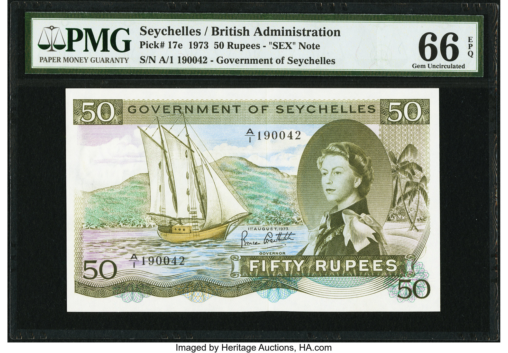 image for: Seychelles  50 rupees (B124ds)