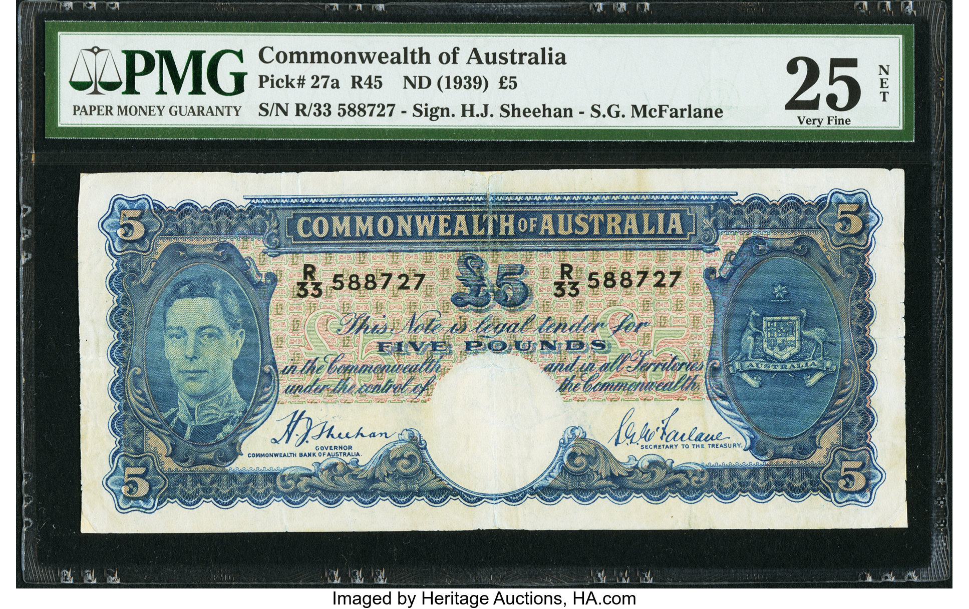 image for: Australia  5 pounds(B133a)