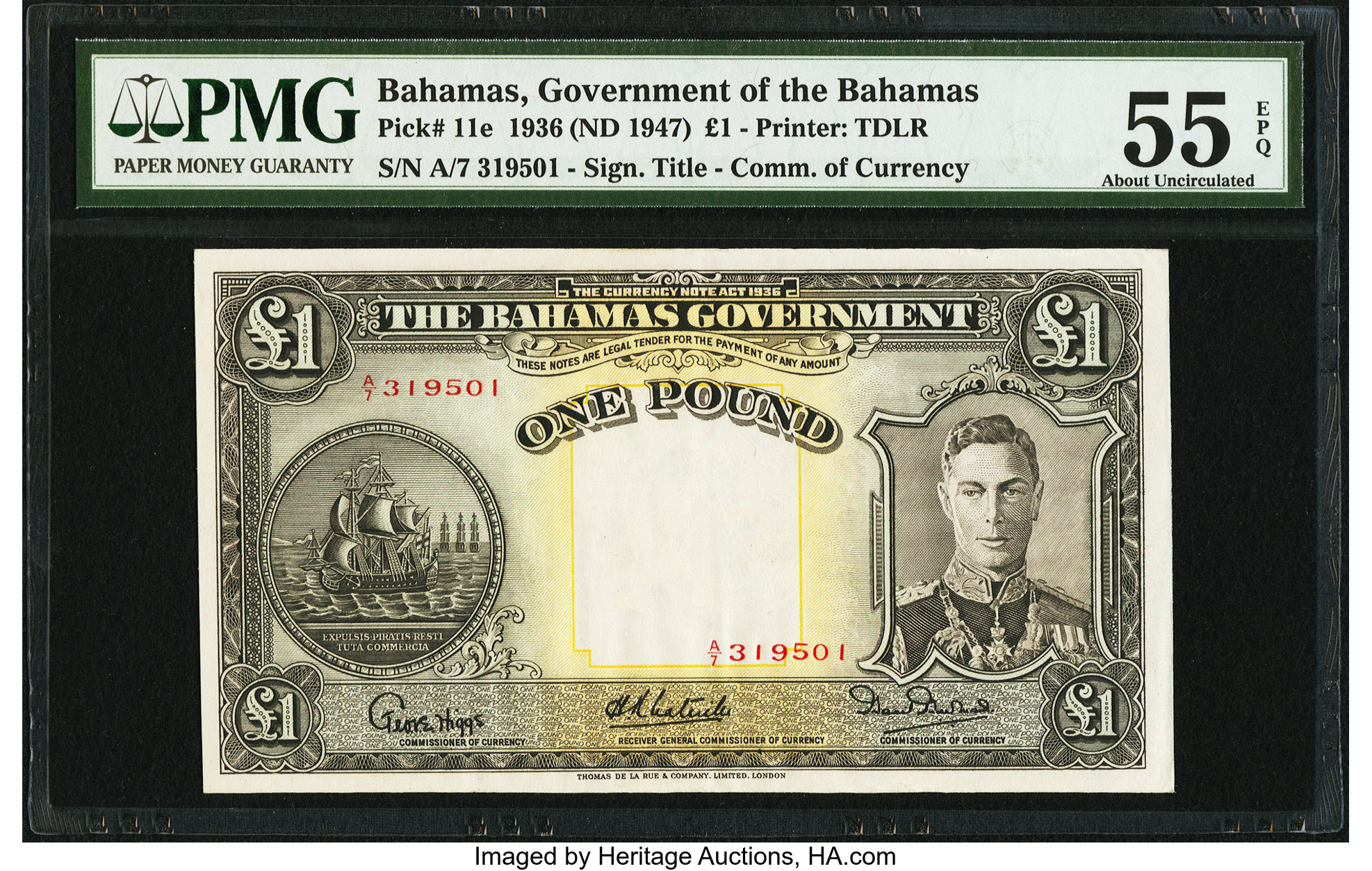 image for: Bahamas  1 pound(B110e)