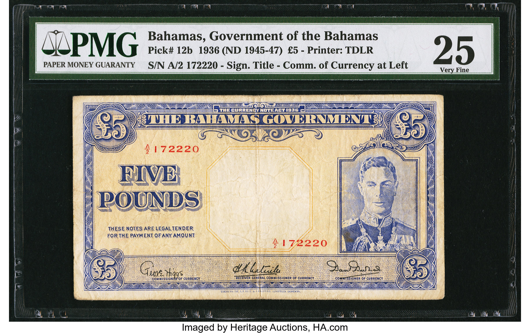image for: Bahamas  5 pounds(B111b)