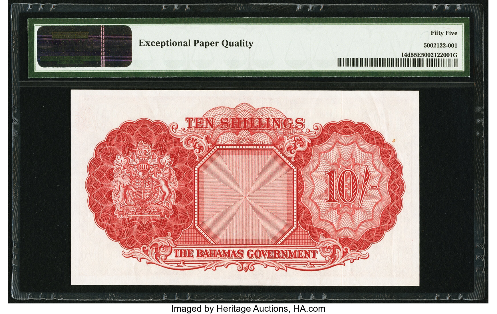 image for: Bahamas  10 shillings(B113b)