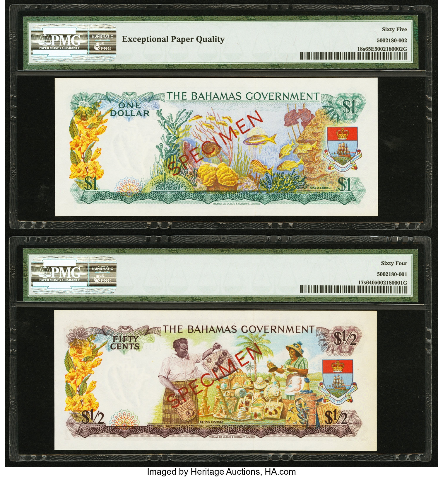 image for: Bahamas  1/2 dollar (B116az)