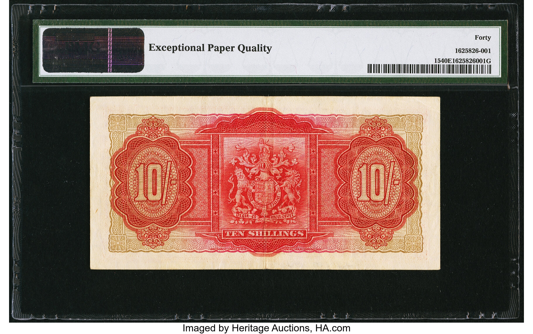 image for: Bermuda  10 shillings(B116a)