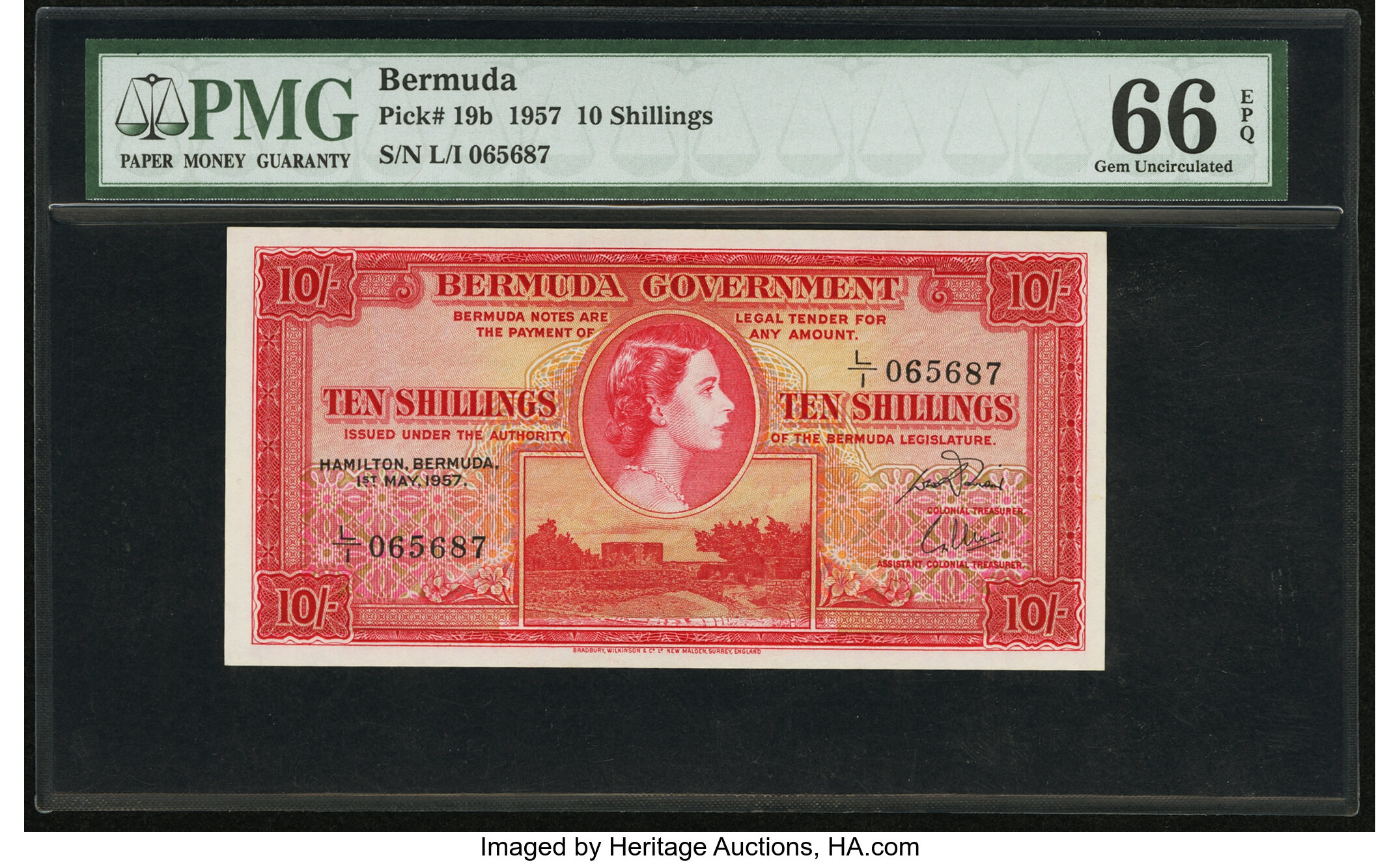 image for: Bermuda  10 shillings (B120p2)