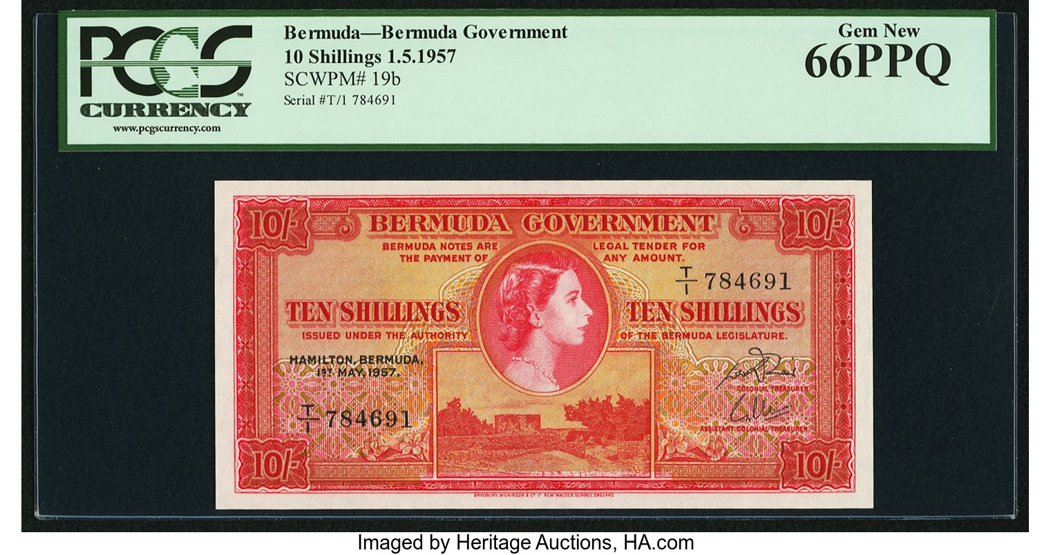 image for: Bermuda  10 shillings (B120p2)