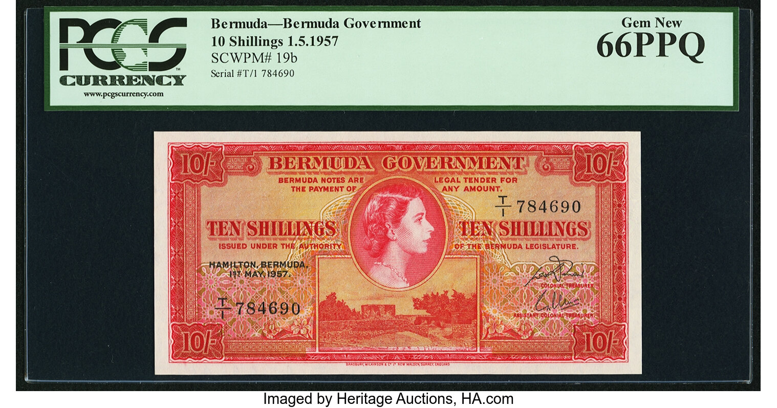 image for: Bermuda  10 shillings (B120p2)