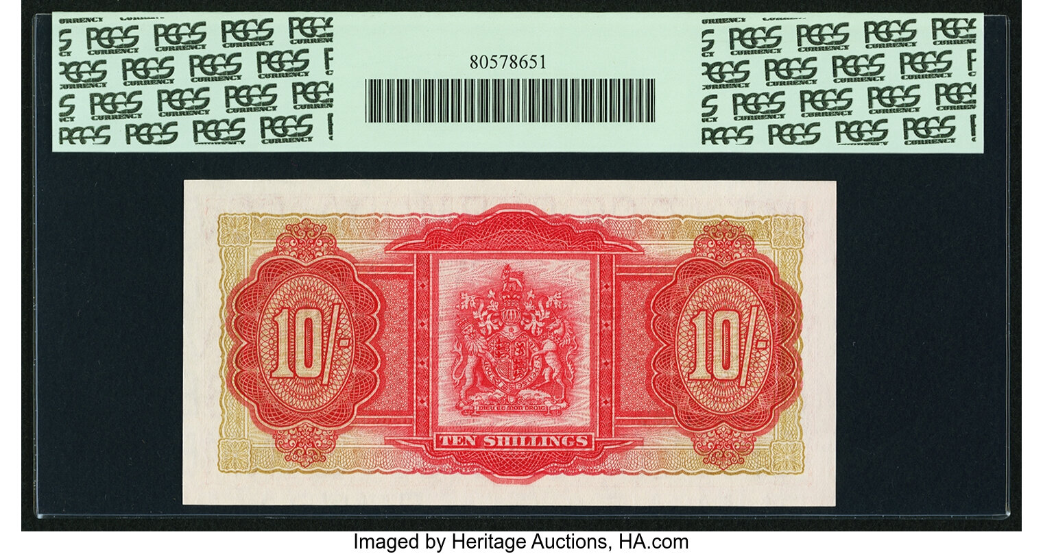 image for: Bermuda  10 shillings (B120p1)