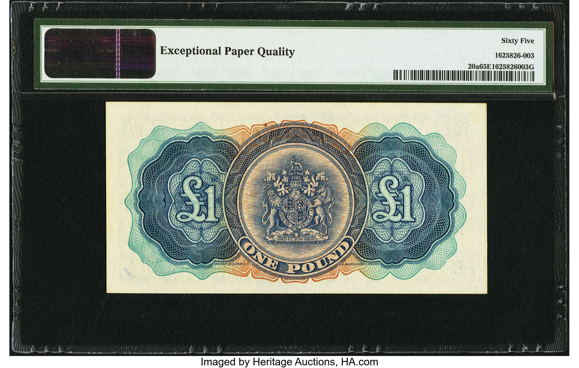 image for: Bermuda  1 pound (B121t)