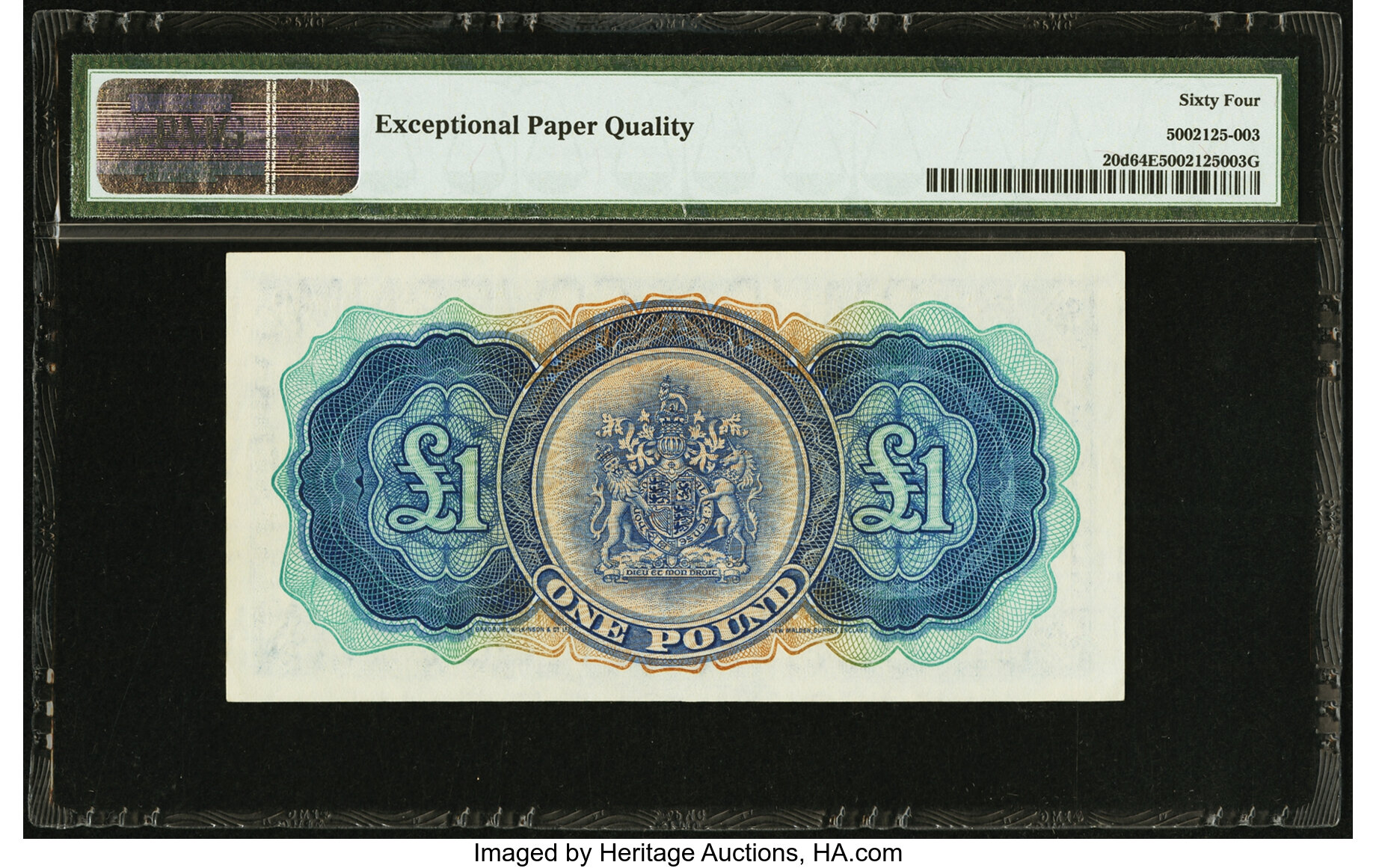 image for: Bermuda  1 pound (B121as1)