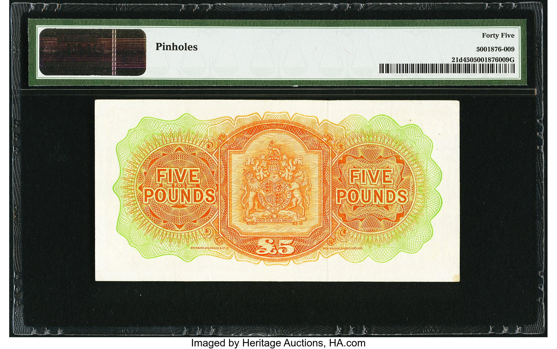 image for: Bermuda  5 pounds (B122as1)