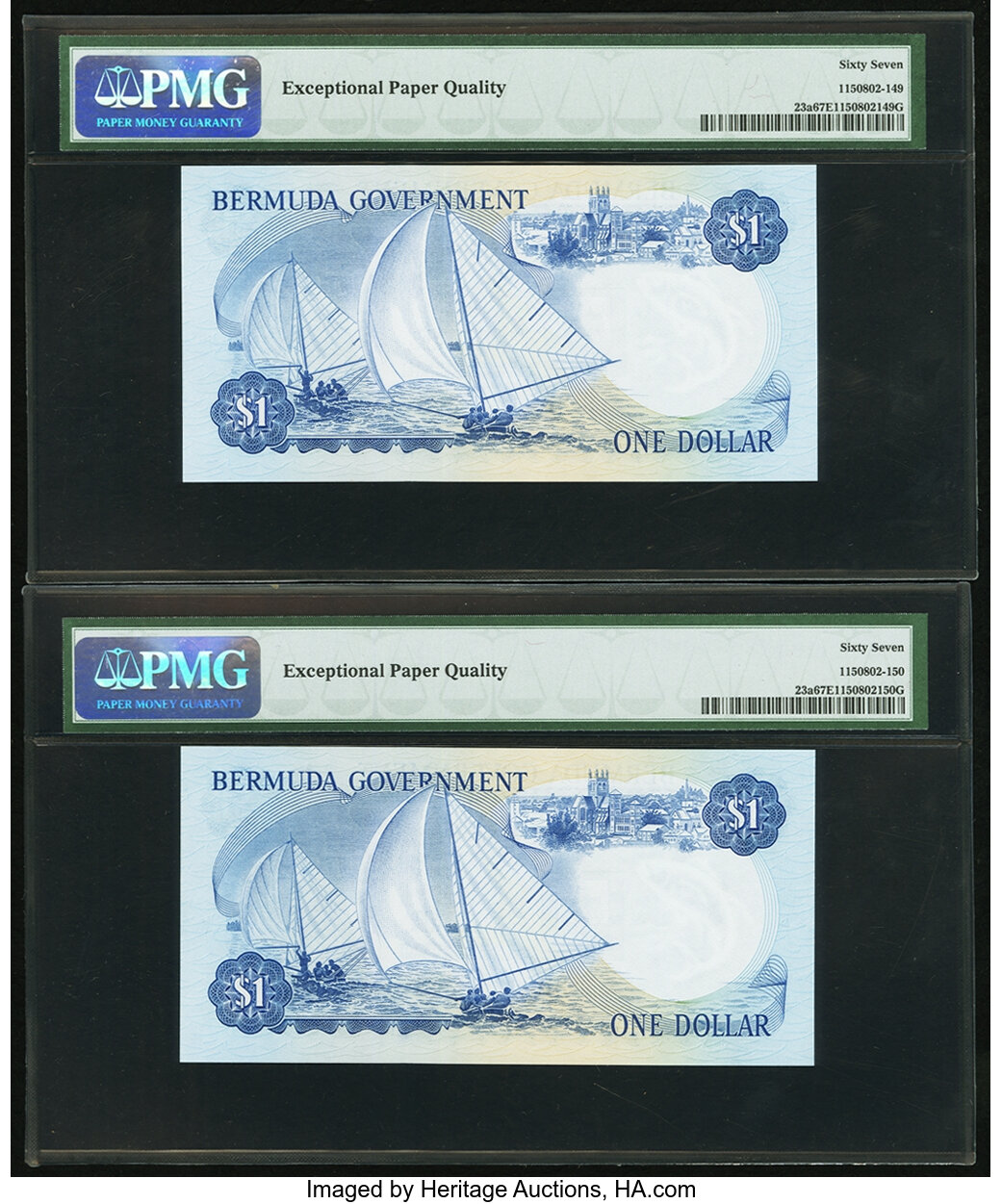 image for: Bermuda  1 dollar (B124a)