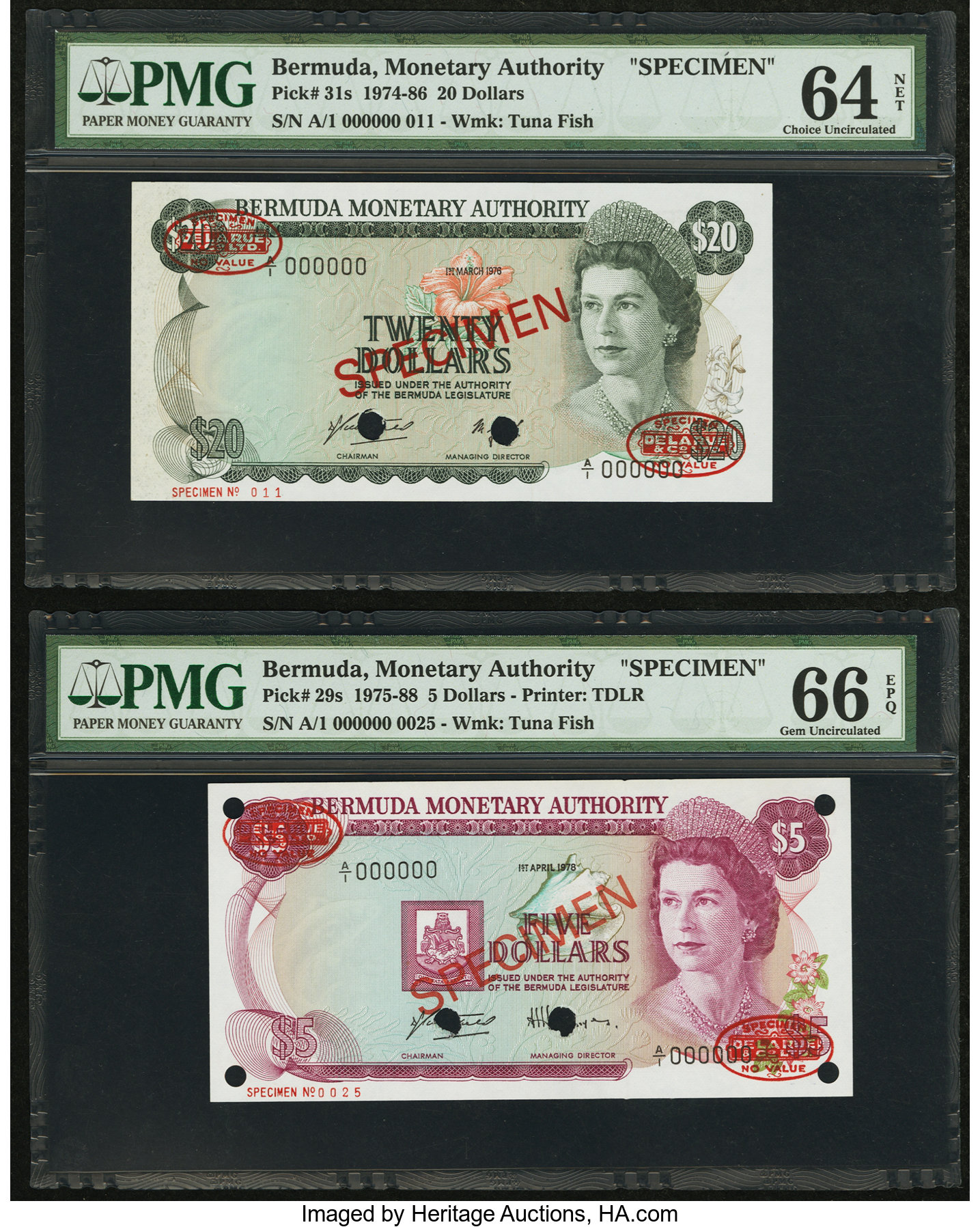 image for: Bermuda  20 dollars (B204c)