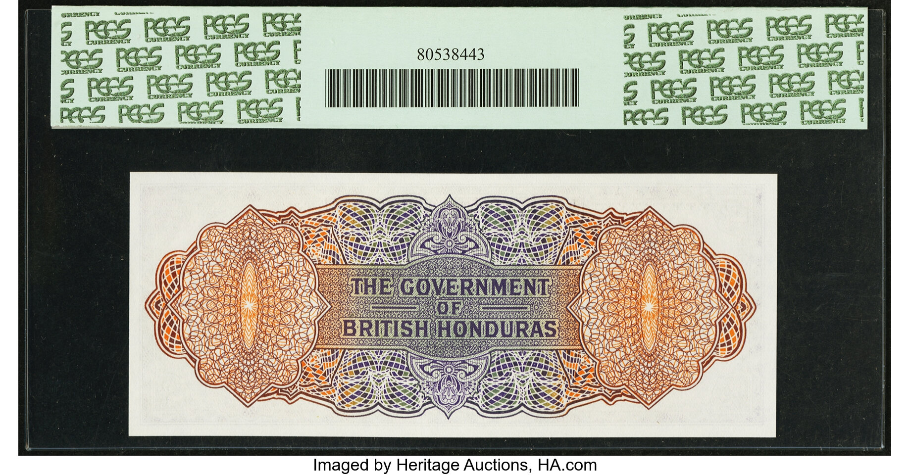 image for: British Honduras  2 dollars (B128a)
