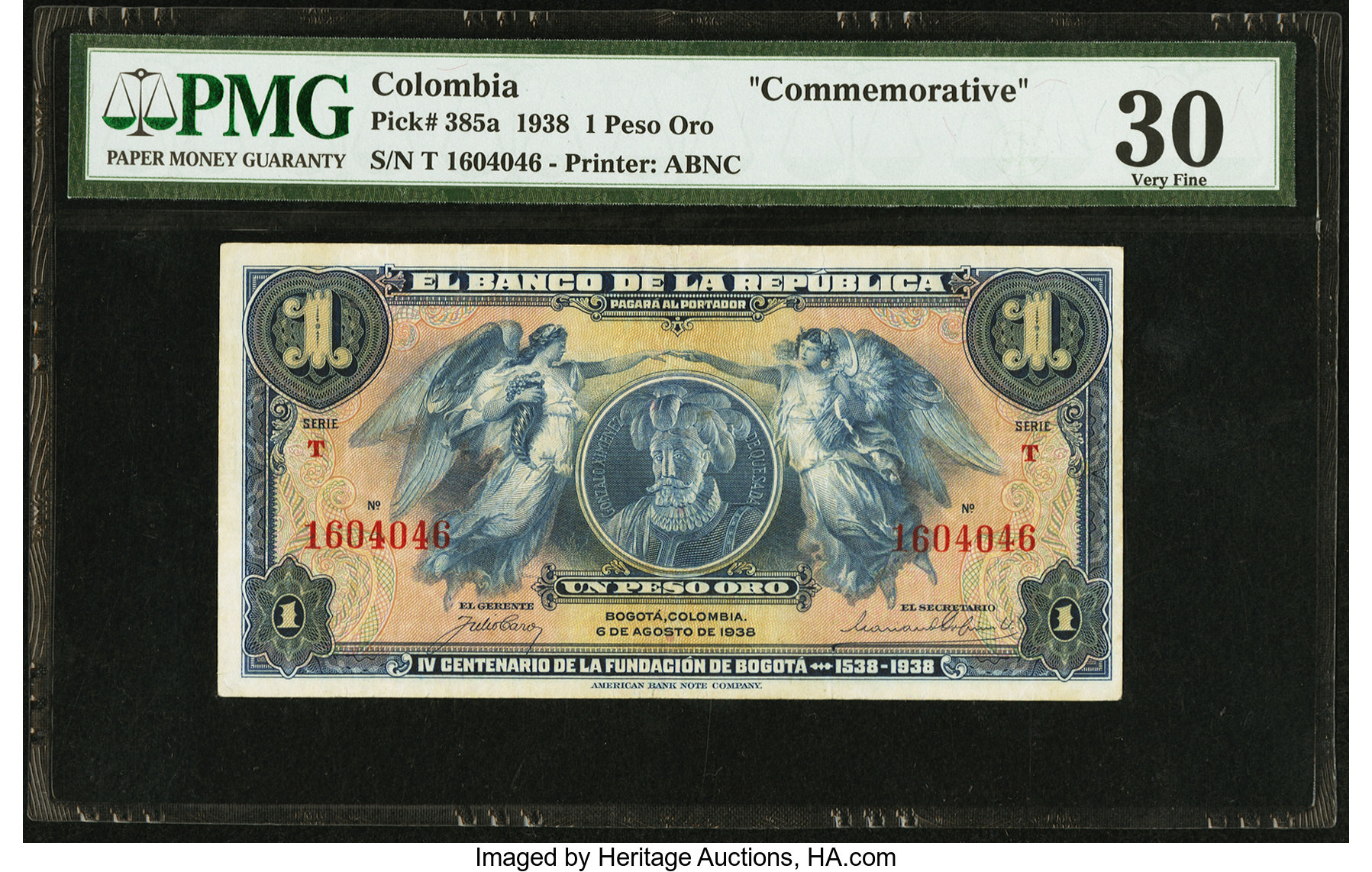 image for: Colombia  1 peso oro(B934as)