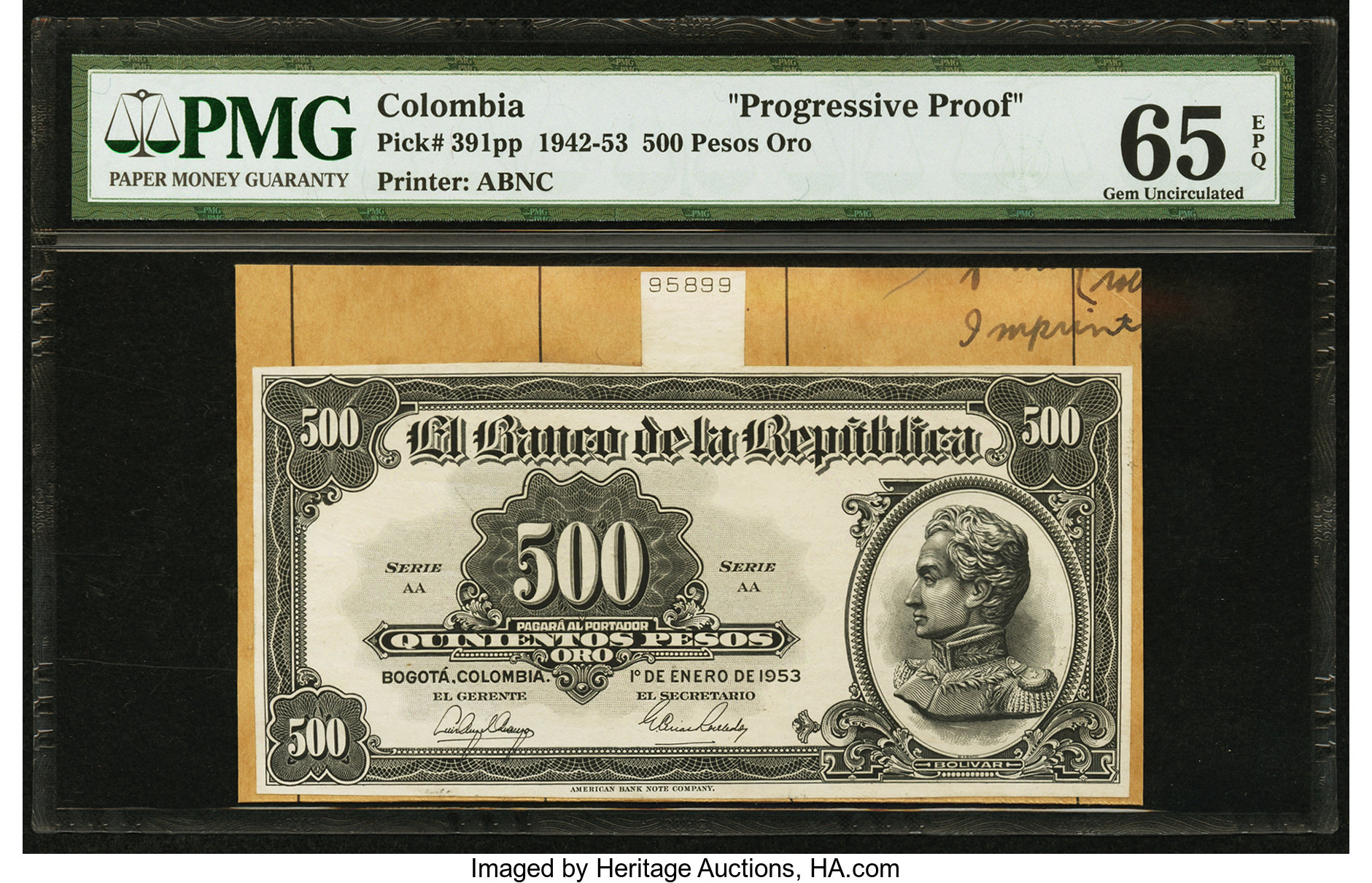 image for: Colombia  500 pesos oro(B929dp)