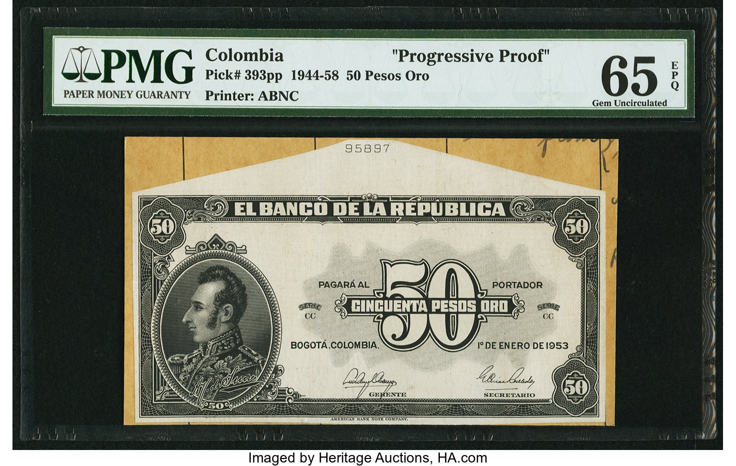 image for: Colombia  50 pesos oro(B927ds)