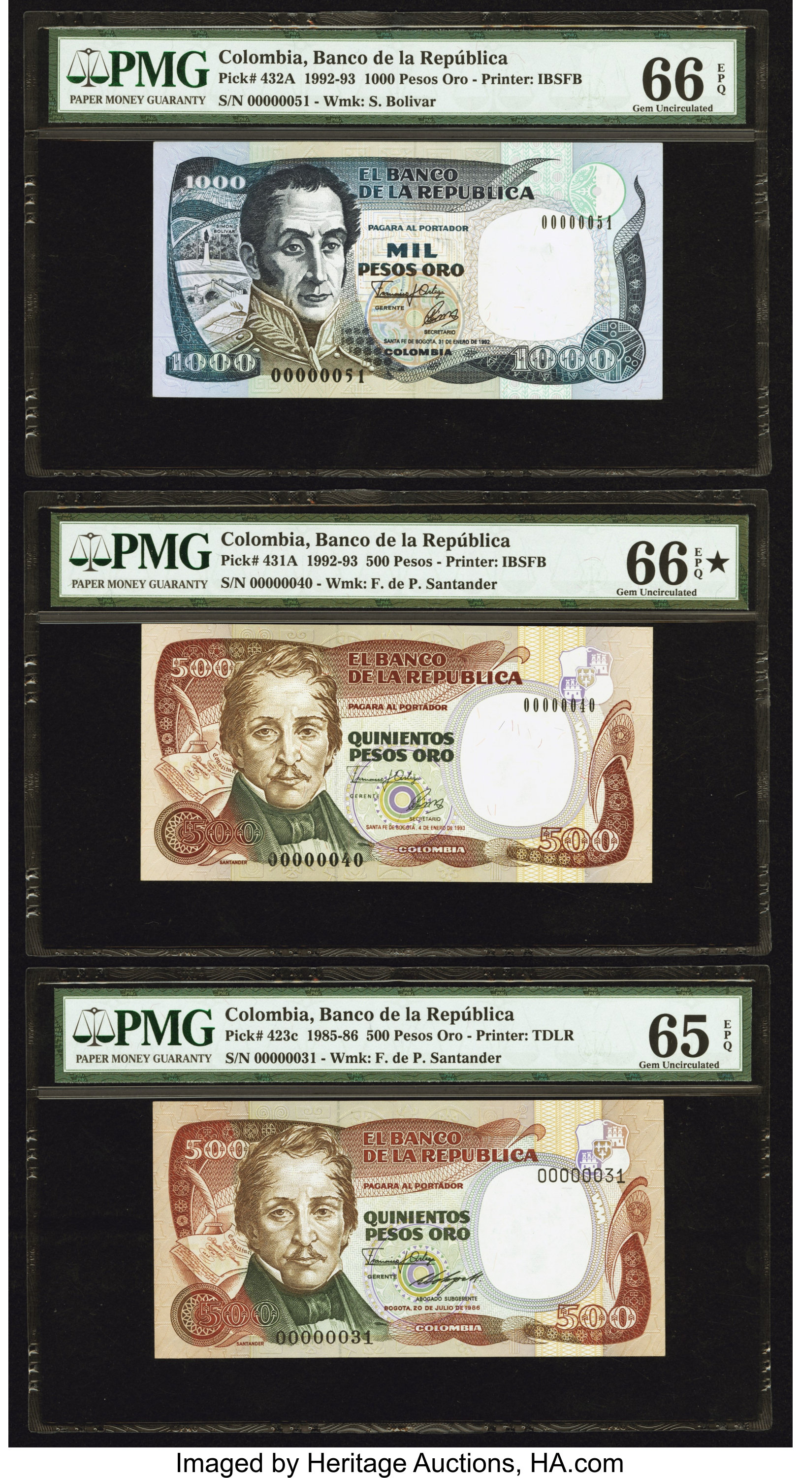 image for: Colombia  100 pesos oro(B957as2)