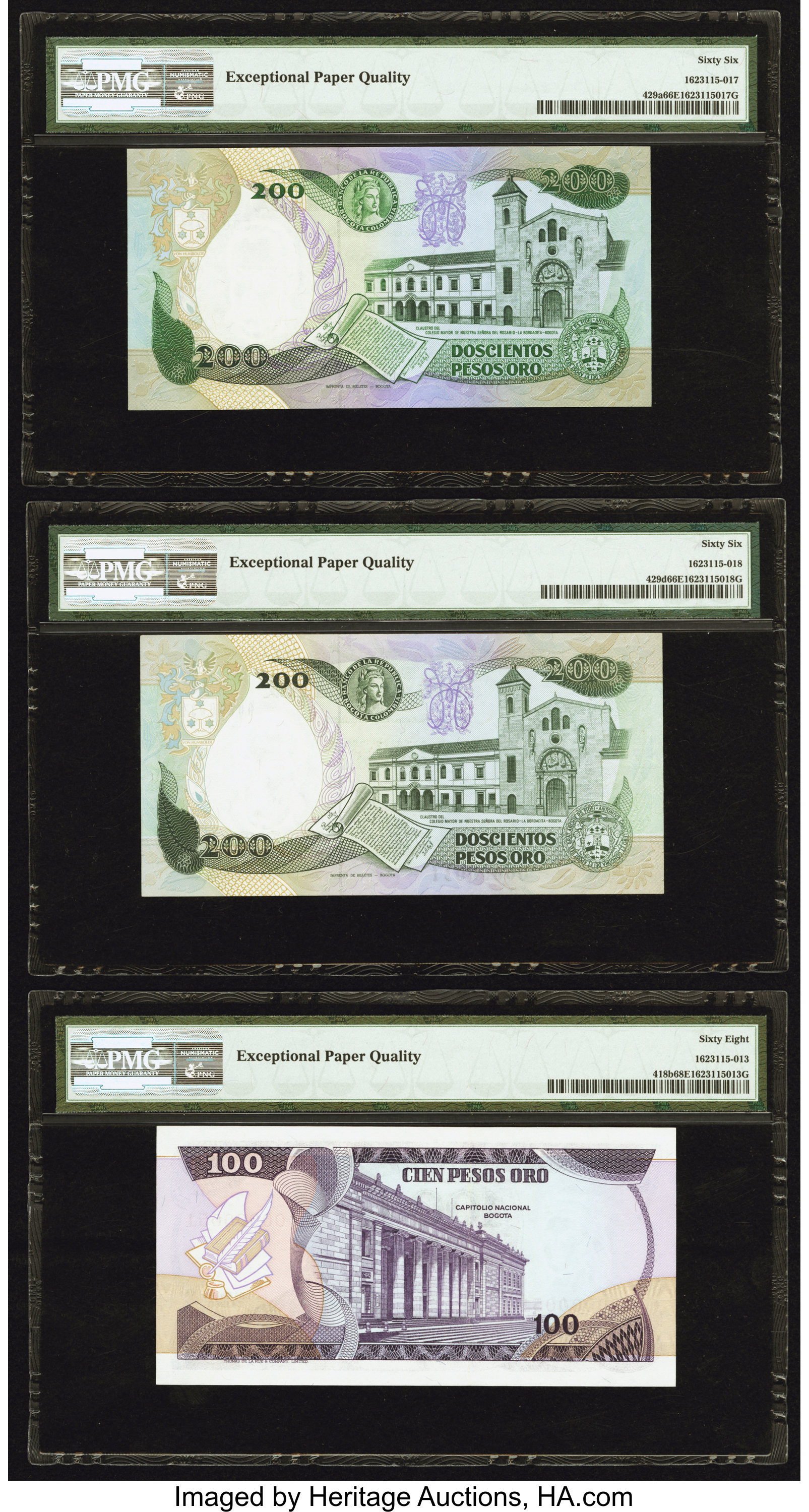 image for: Colombia  100 pesos oro(B957as1)
