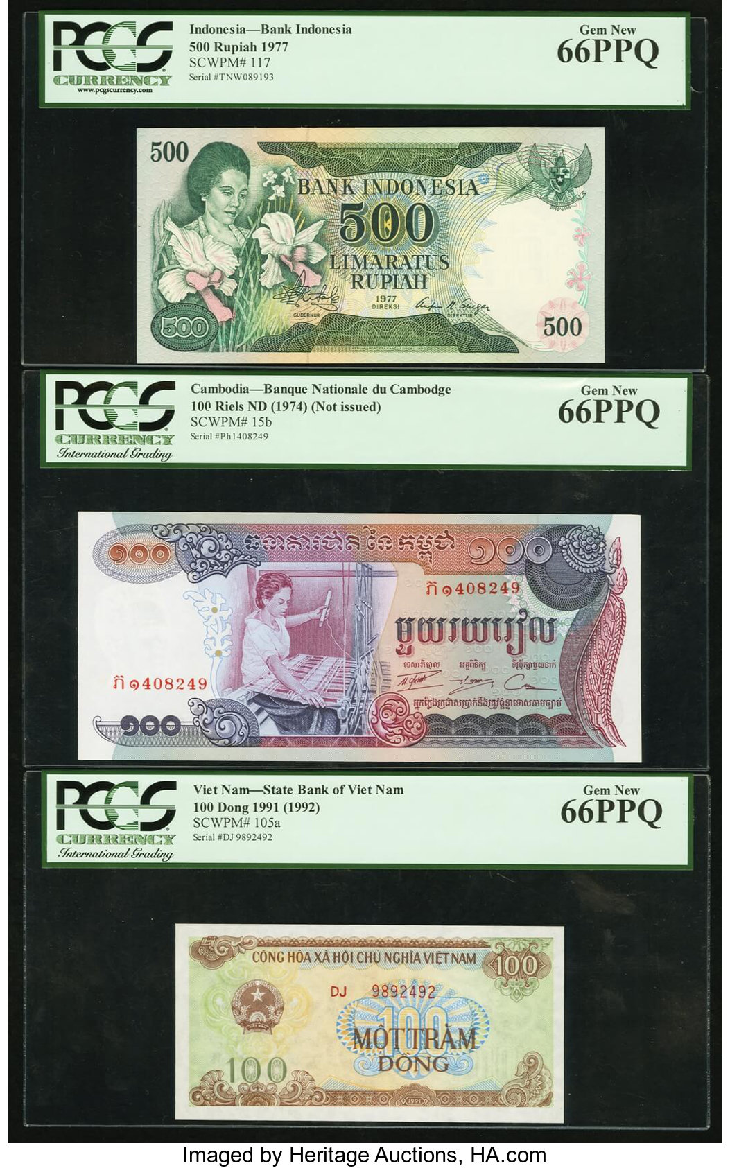 image for: Cambodia  100 ??? (riels)(B115as3)