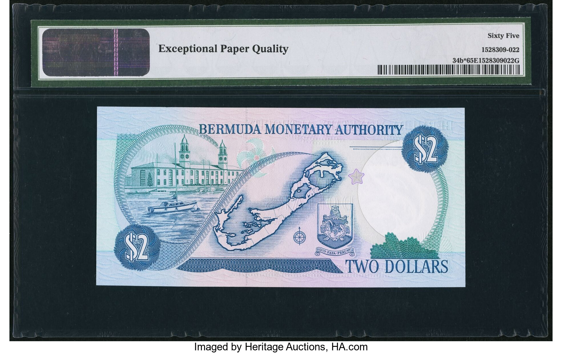 image for: Bermuda  2 dollars (B207a)